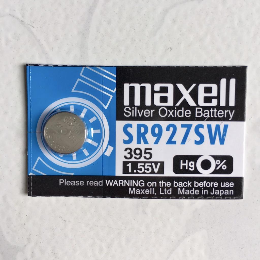 Hình ảnh Pin Maxell Nhật Bản SR927SW / 395 / G7 Hàng Chính Hãng Made in Japan