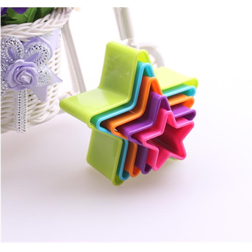 Khuôn Cắt Bánh Quy Bằng Nhựa - dạng ngôi sao