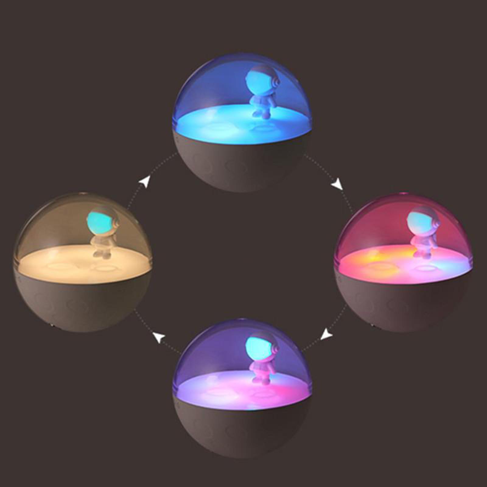 Baby Night Light USB Rechargeable Bedside Lamp Color Changing Lights Blue