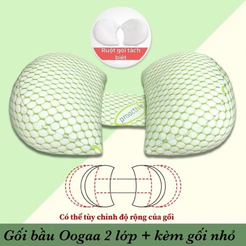 Gối bầu gối bầu cánh tiên oogaa cao cấp 2 lớp