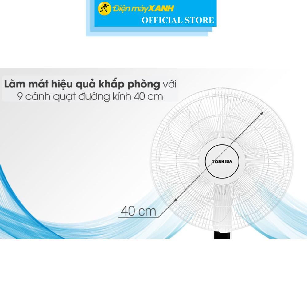 Quạt đứng Toshiba DC inverter F-LSD30(W)VN - Hàng Chính Hãng