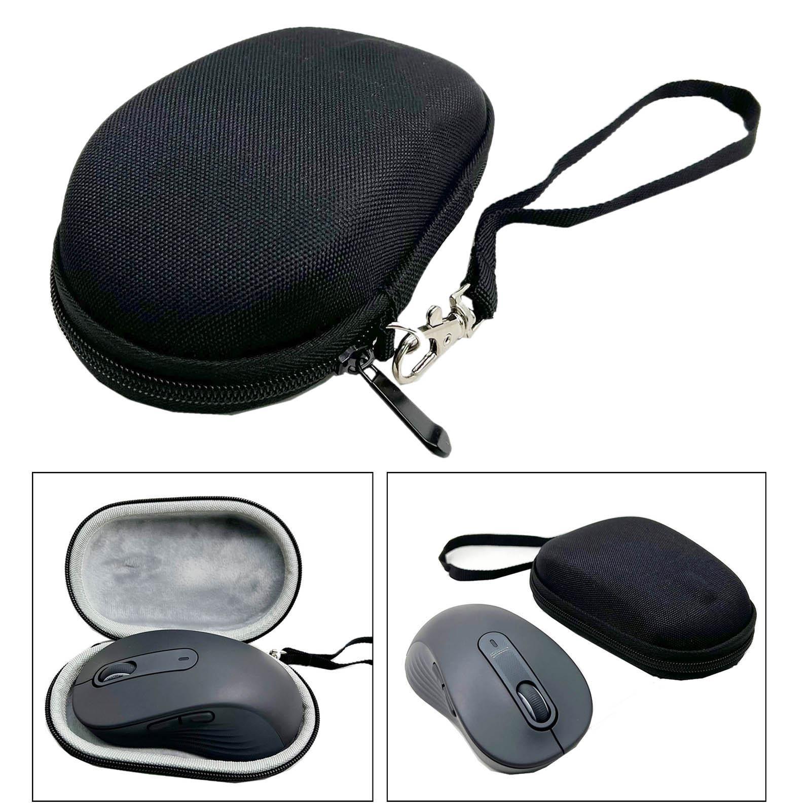 Fashion Mouse Carrying Storage Bag EVA Hard Case Organizer for Logitech Travel Black