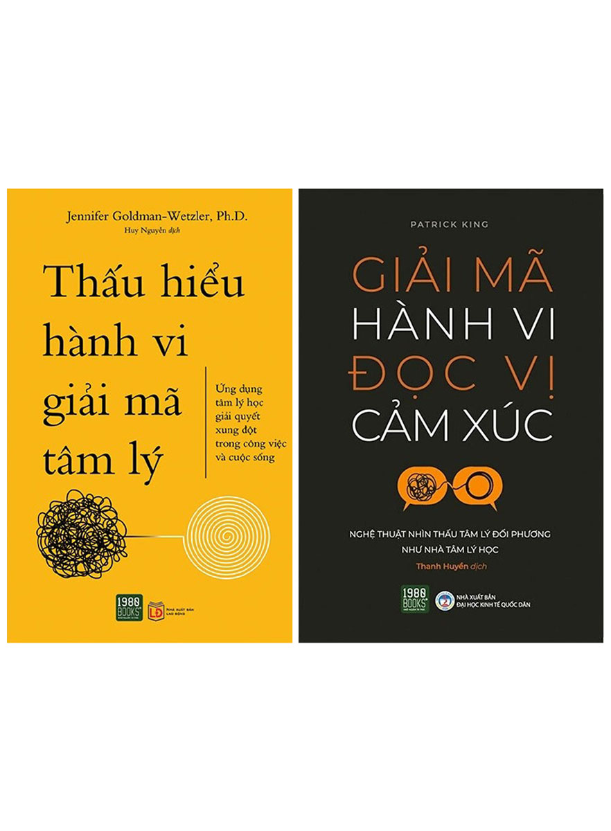 Combo GIẢI MÃ HÀNH VI ĐỌC VỊ CẢM XÚC+Thấu Hiểu Hành Vi Giải Mã Tâm Lý