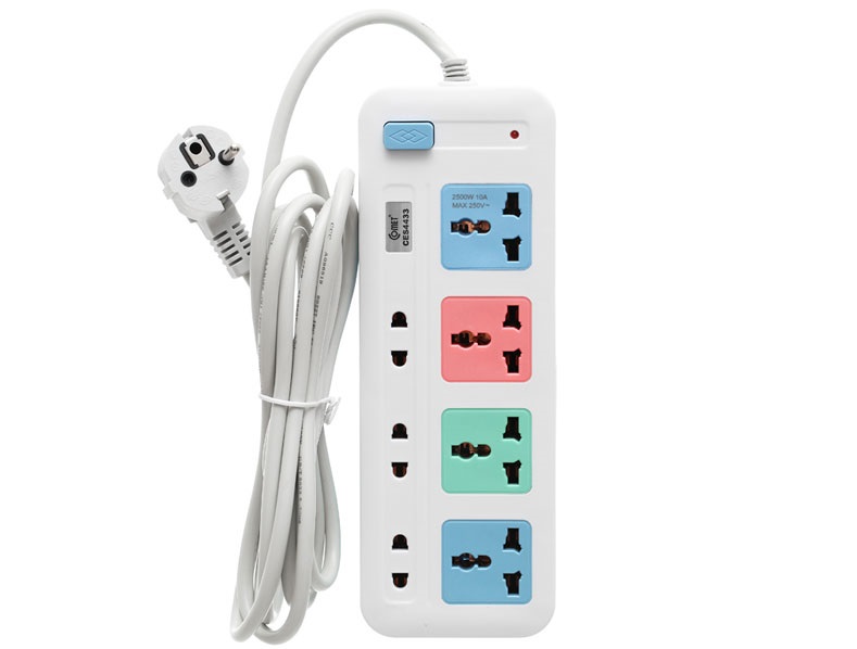 Ổ điện - Ổ Cắm Điện Nối Dài Comett CES4433 dây dài 3m, 7 lỗ cắm - Ổ điện - Hàng chính hãng