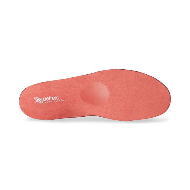 Lót giày y khoa nữ Aetrex Premium Memory Foam Metatarsal - Đế chỉnh hình cho chân từ vòm trung bình tới vòm cao có đệm nổi banh bàn chân