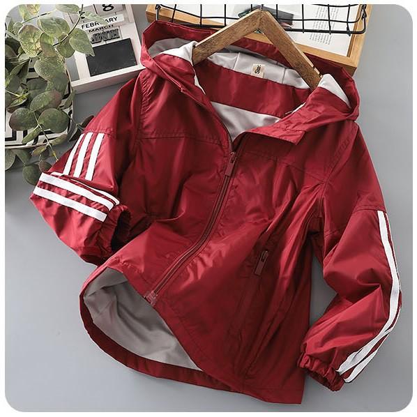 Áo khoác cho bé unisex dù 2 lớp đẹp áo gió trẻ em thời trang từ 14-40kg 0187
