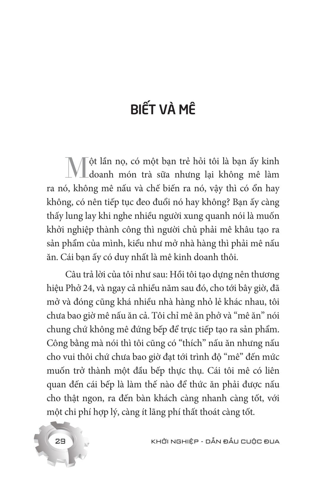 Khởi Nghiệp - Dẫn Đầu Cuộc Đua