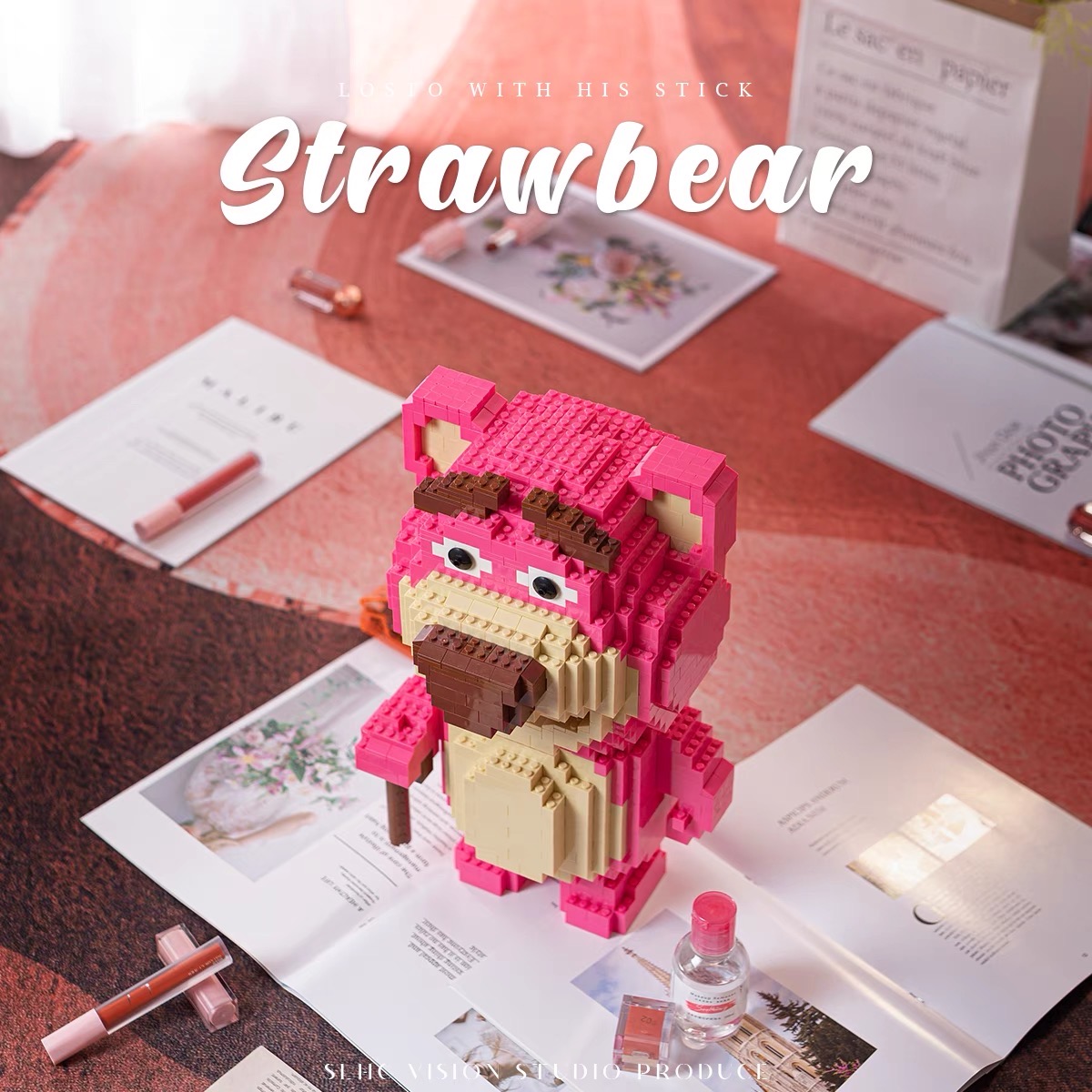 Đồ Chơi Lắp Ráp Mô Hình Gấu Lotso - PCS STORE