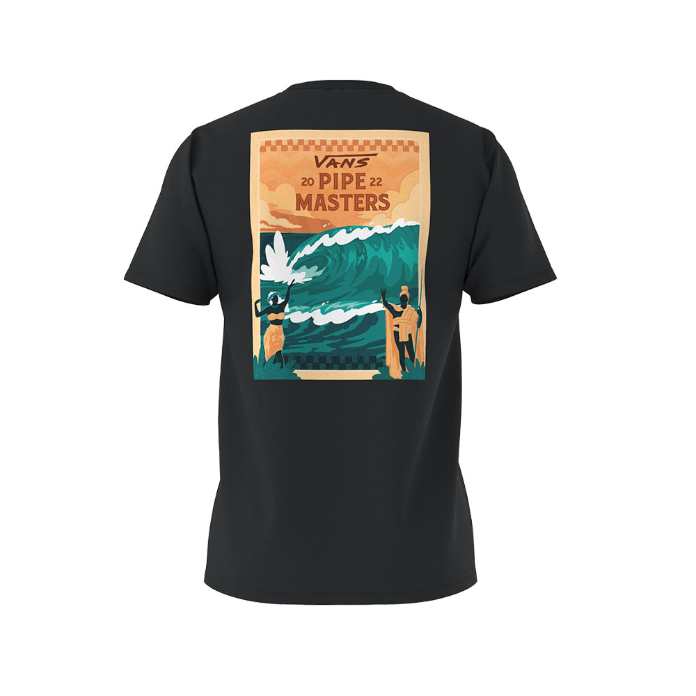 Áo Vans 2022 Pipe Masters Ss Tee VN00060JBLK