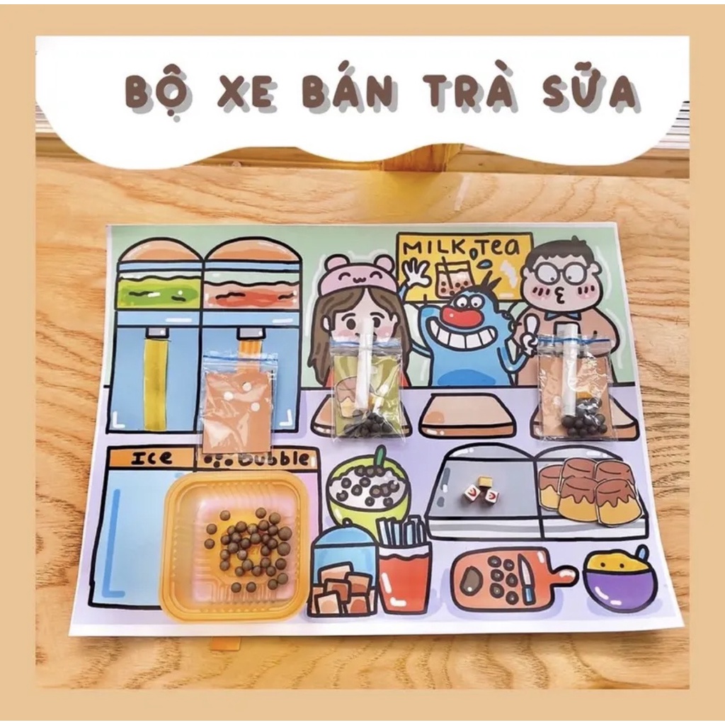 Bộ đồ chơi tranh cắt dán cô tiên xanh