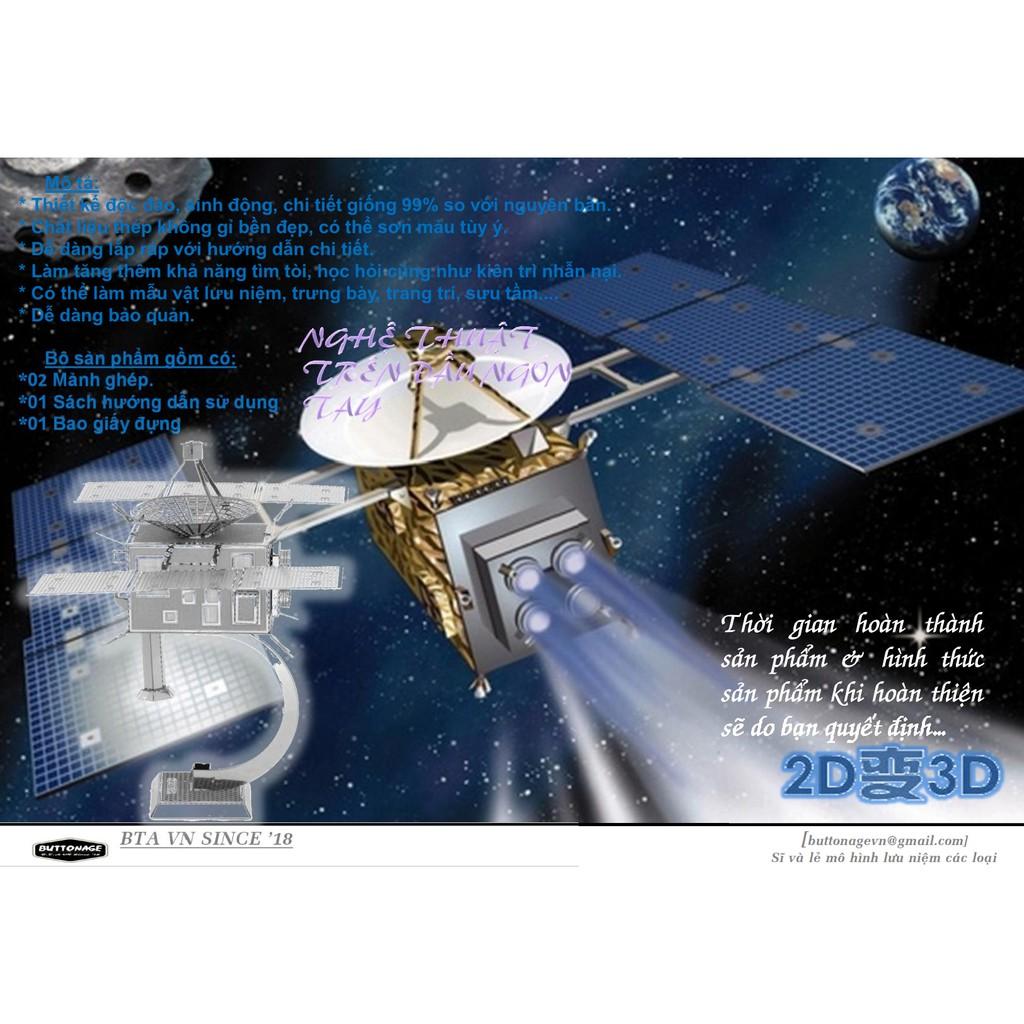 Mô Hình Lắp Ráp 3d Vệ tinh nhân tạo Hayabusa