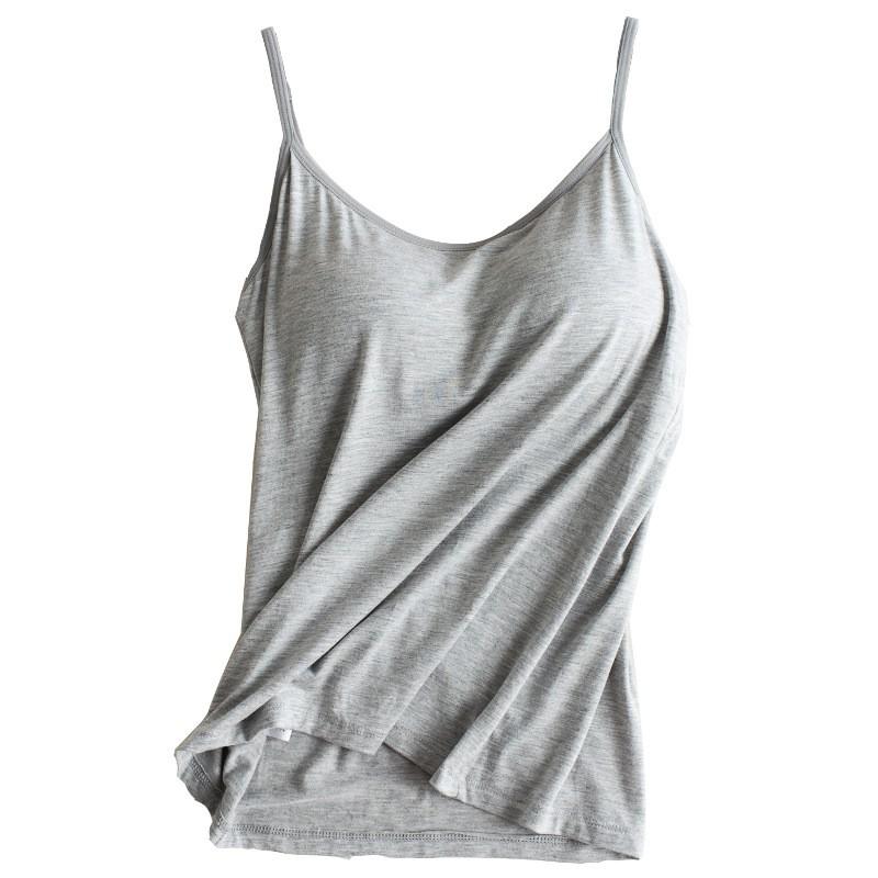 Áo lót hai dây thun cotton hàng cao cấp kèm mút ngực ANN-0023
