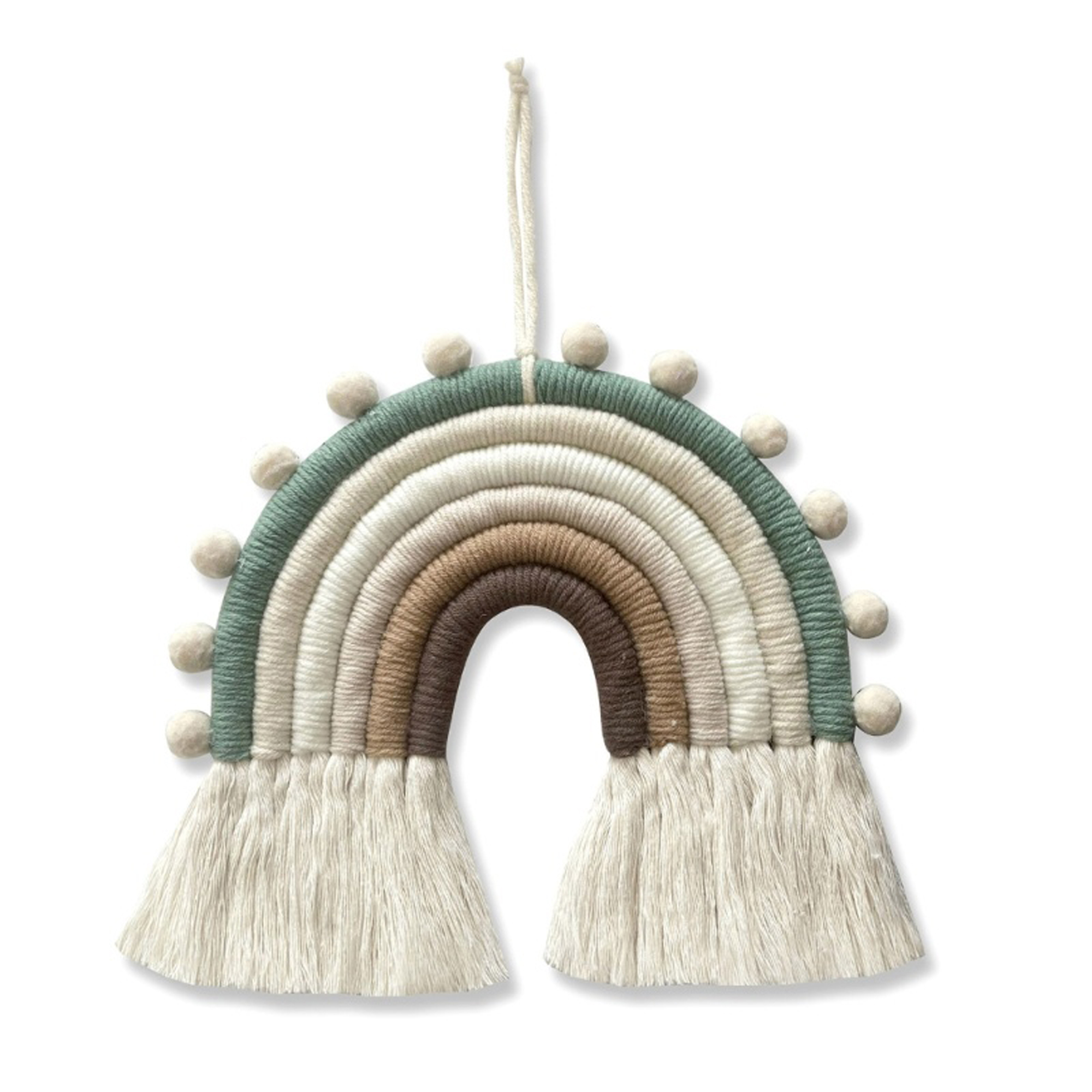 Cầu vồng trang trí phòng cho bé - cầu vồng macrame Kiều Handmade