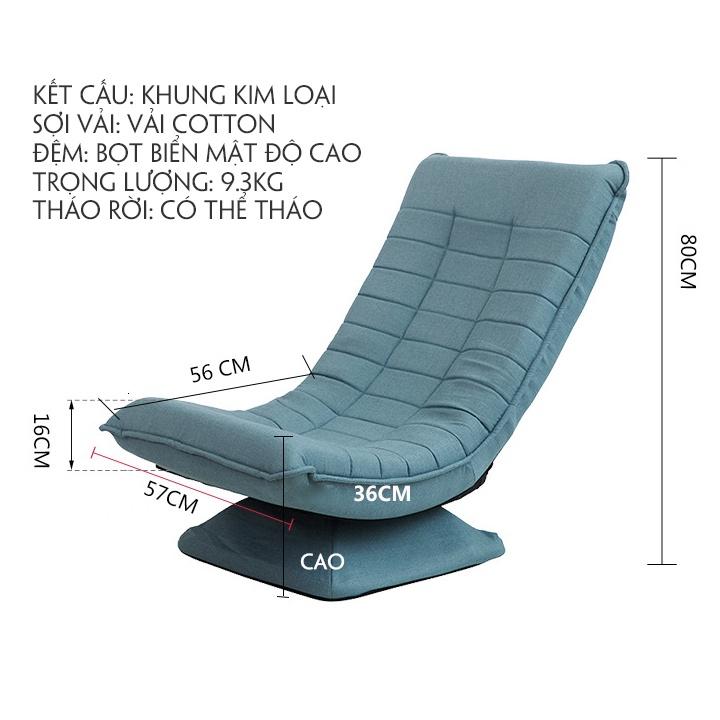 Ghế thư giãn mặt trăng xoay 360 độ, ghế đọc sách, ghế sofa lười