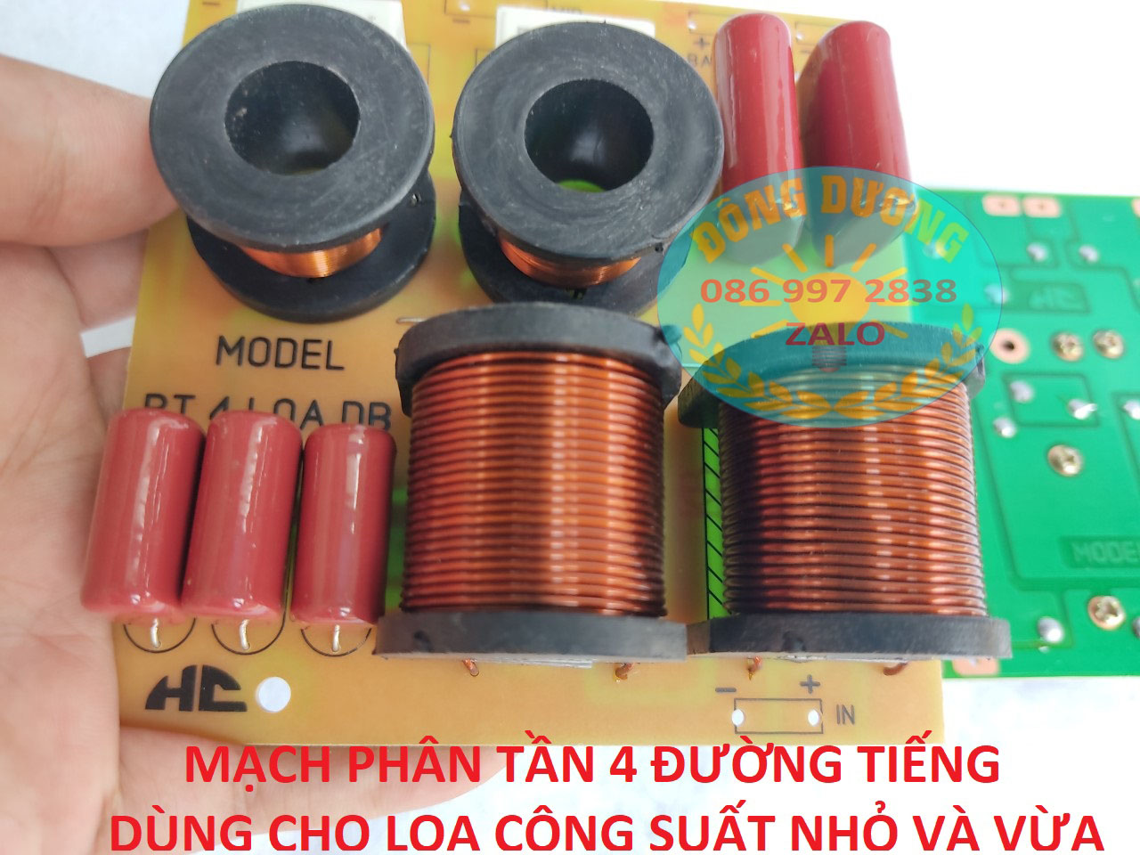 MẠCH PHÂN TẦN 4 LOA AD - 2 BASS 1 MID 1 TREBLE - GIÁ 1 CHIẾC