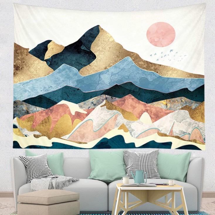 Tranh vải trang trí tường phong cách hiện đại, mới lạ decor phòng siêu xinh