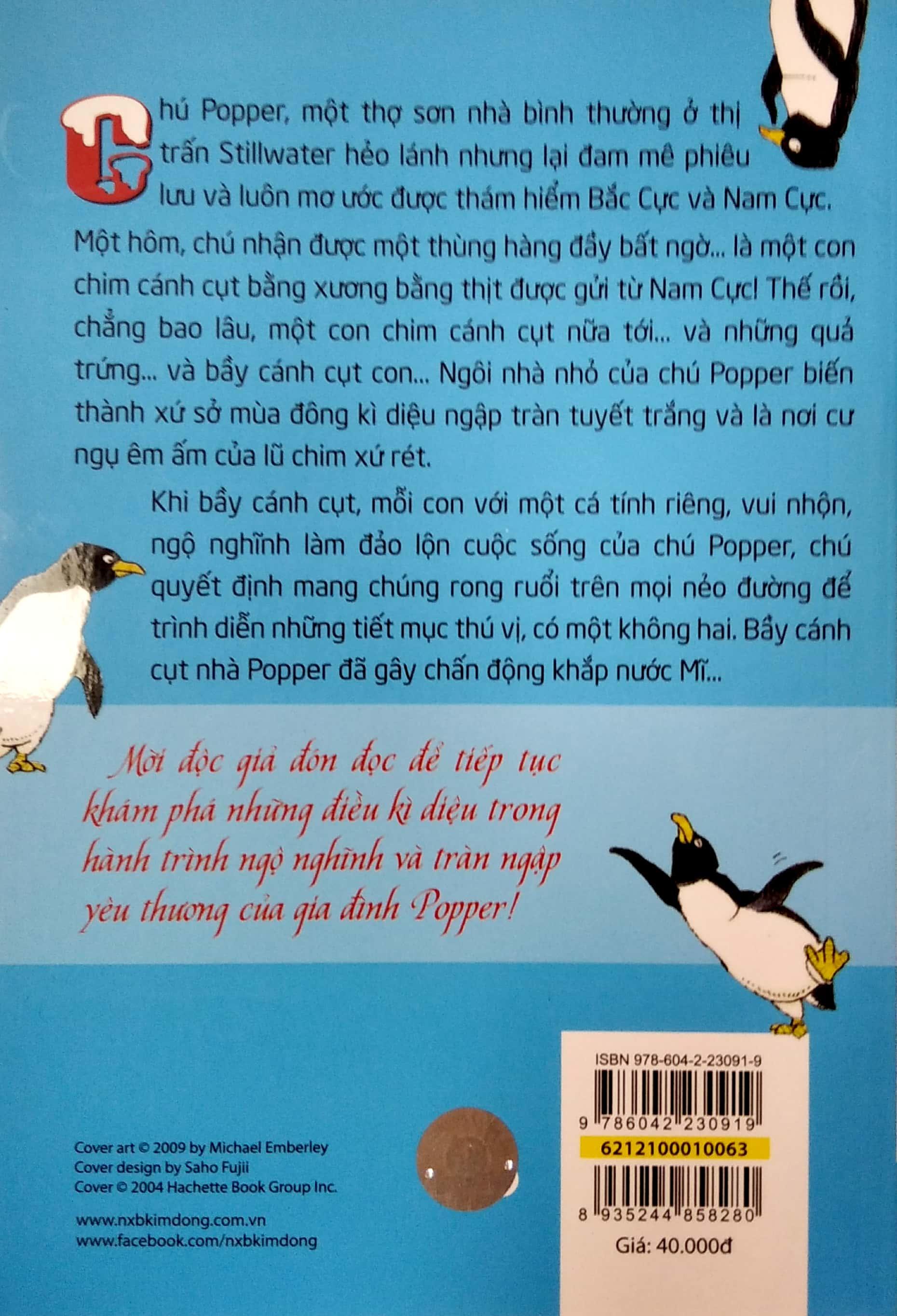 Bầy Cánh Cụt Nhà Popper (Tái Bản 2021)