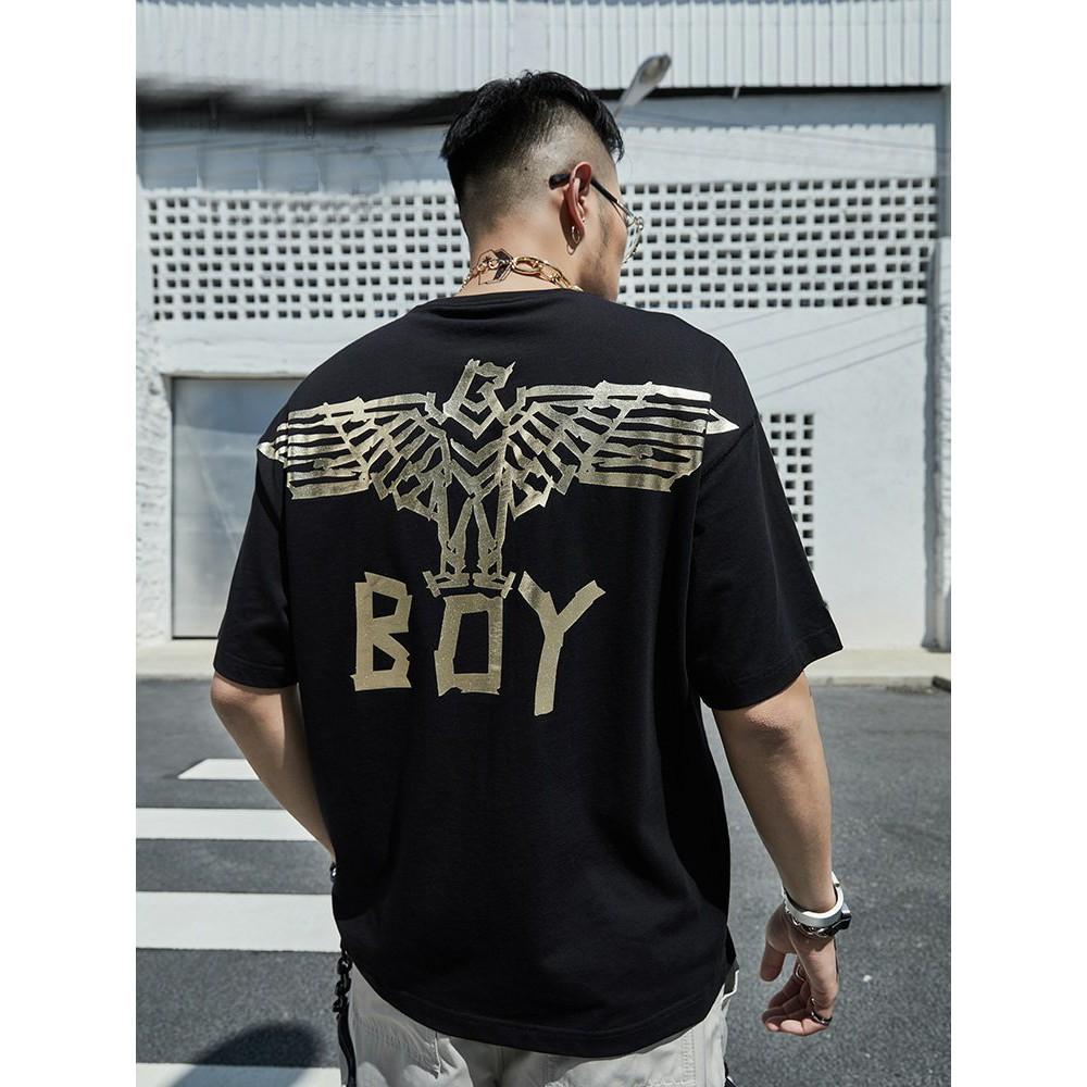 Áo thun nam nữ unisex Stee Đại bàng Ánh kim Vàng EAGLE NOBOY Trùm Unisex aothununisex