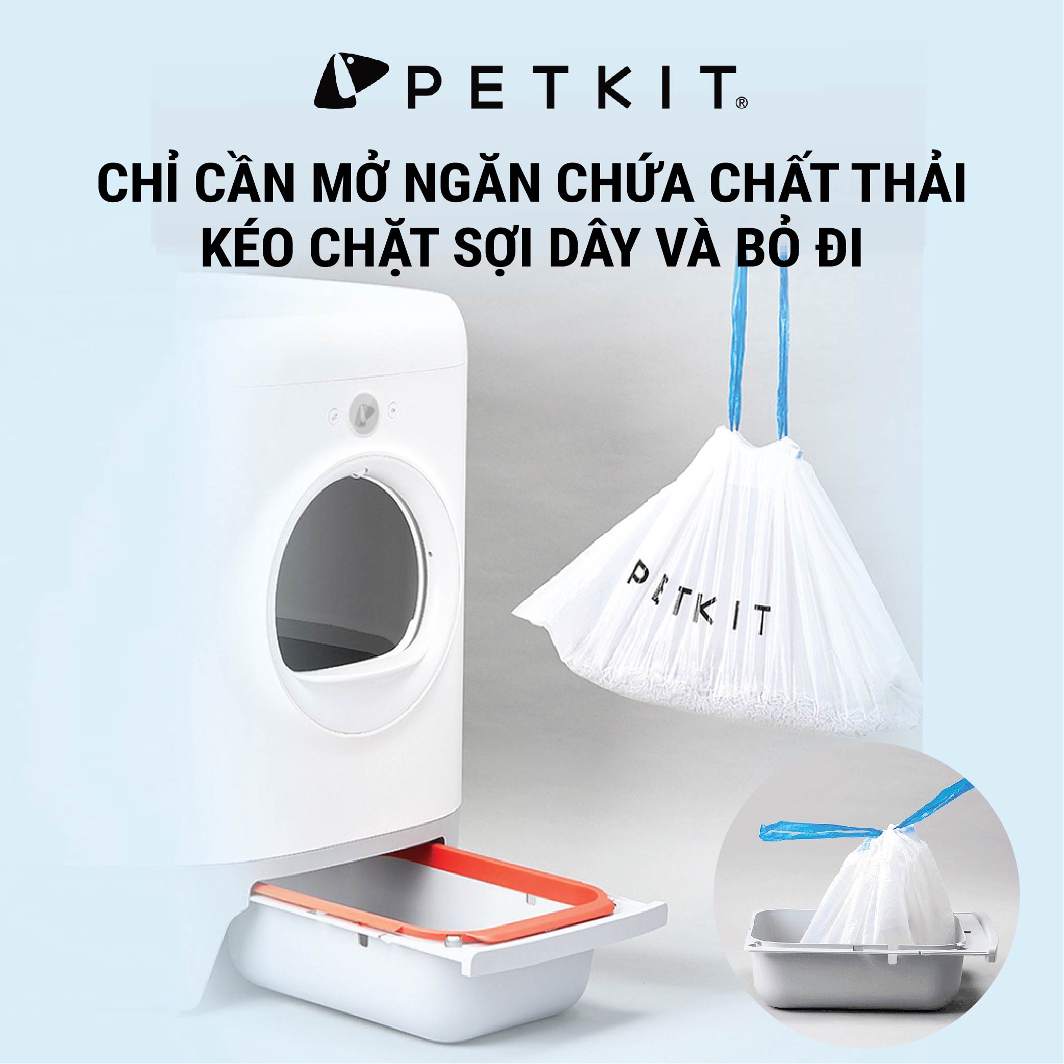 Túi Đựng Rác Petkit Dùng Cho Máy Vệ Sinh Tự Động Cho Mèo Pura X và Pura Max Petkit