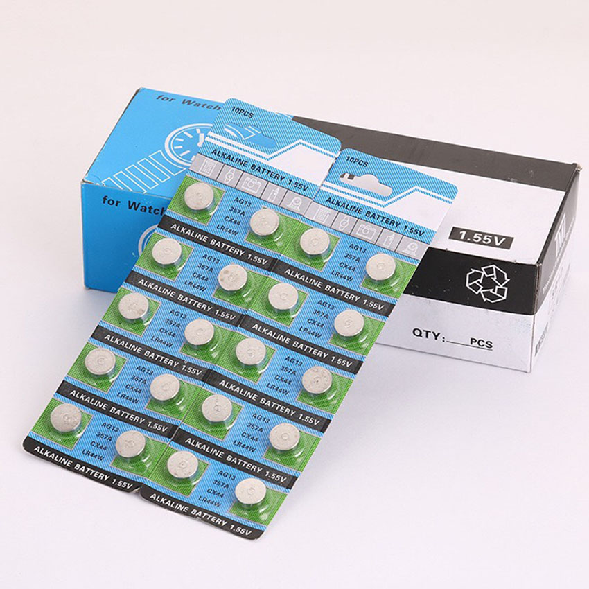Set 10 Pin cúc áo pin điện tử đồng hồ LR44 AG13 LR41 AG3 CR2032 loại tốt hàng chuẩn pin bền