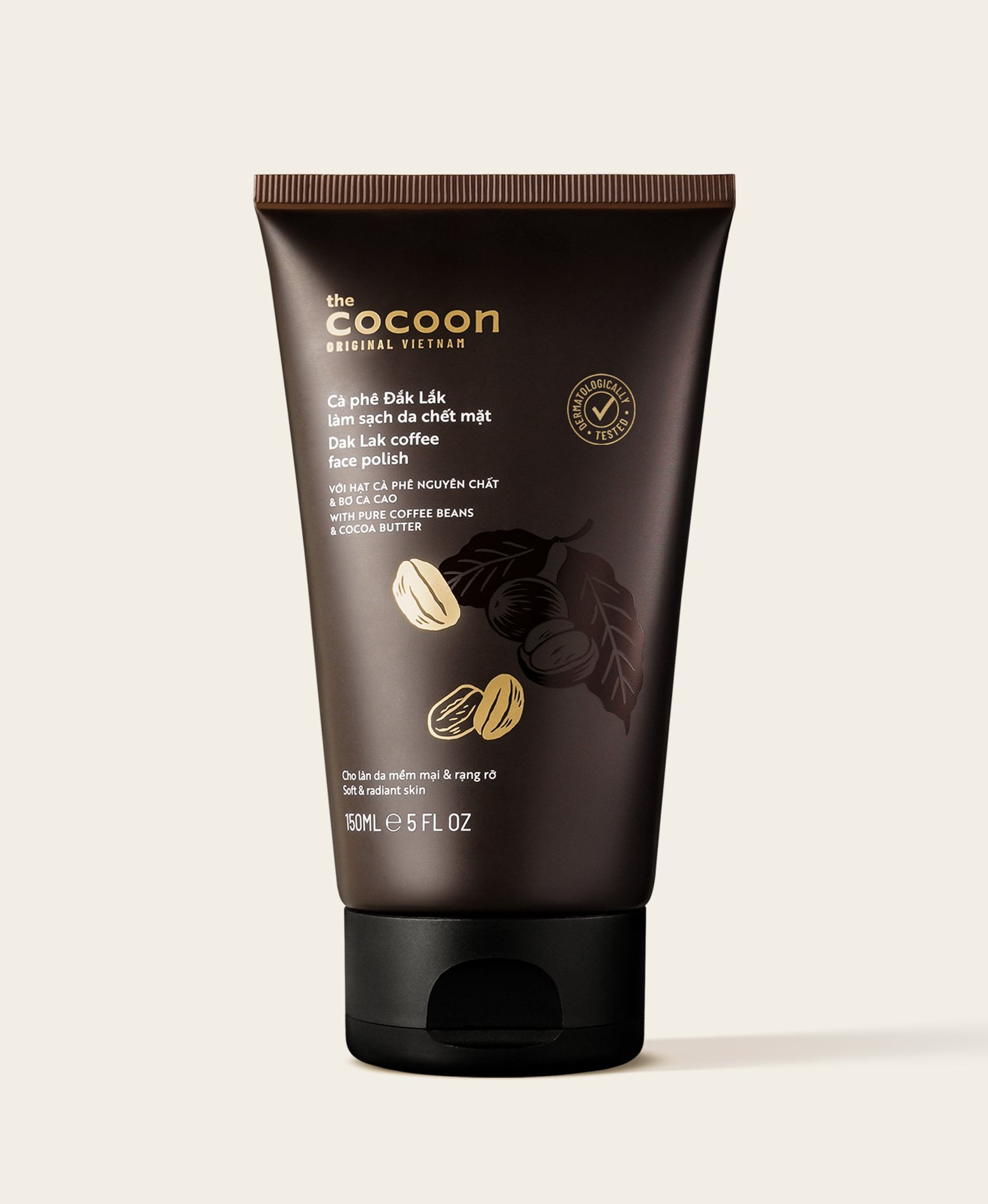 Tẩy Da Chết Mặt Cà Phê Đắk Lắk Cocoon 150ml