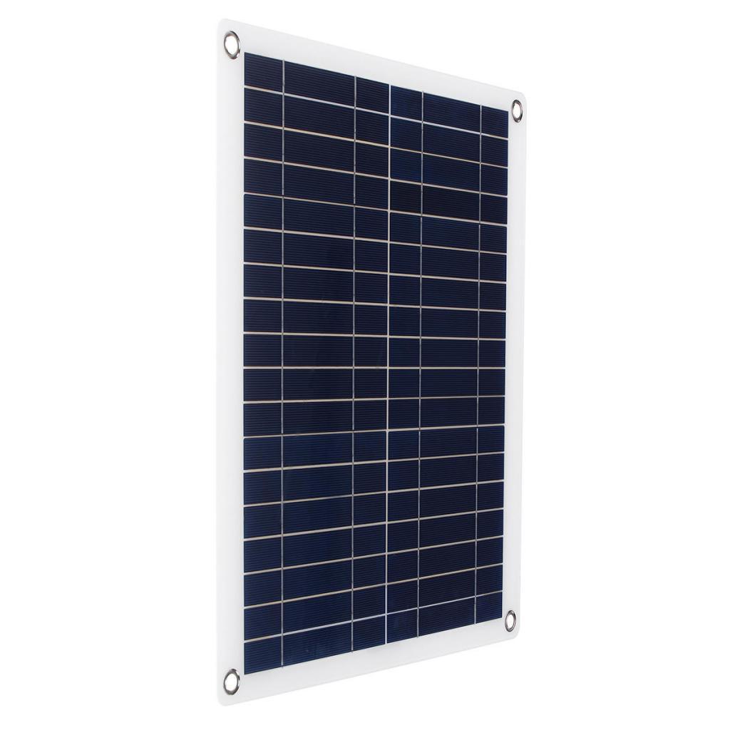 25W Solar Panel Kit 10A Solar Charge Controller with Connection Cable Kits