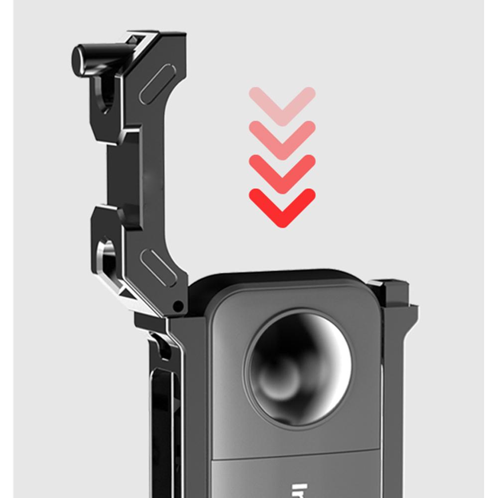 Cho Insta360 X3 Khung Hợp Kim Nhôm Camera Thể Thao Mở Rộng Phụ Kiện Khung Bảo Vệ Cho Insta360 Một X3