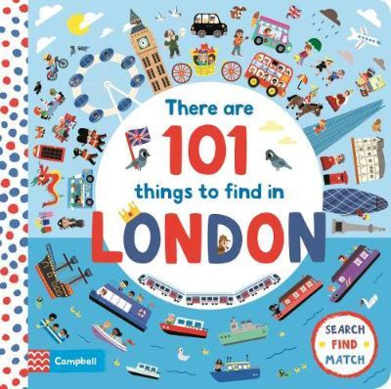 Sách - There Are 101 Things to Find in London by Campbell Books