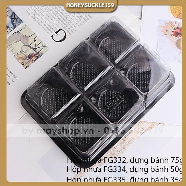 Set 10 hộp đựng 6 bánh trung thu 35g - 75g