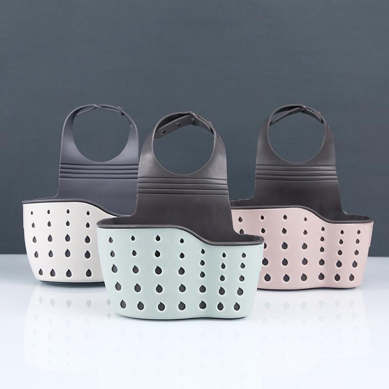 Giỏ nhựa đựng đồ treo vòi rửa chén bát, vòi nhà tắm 2 lớp dày dặn cao cấp