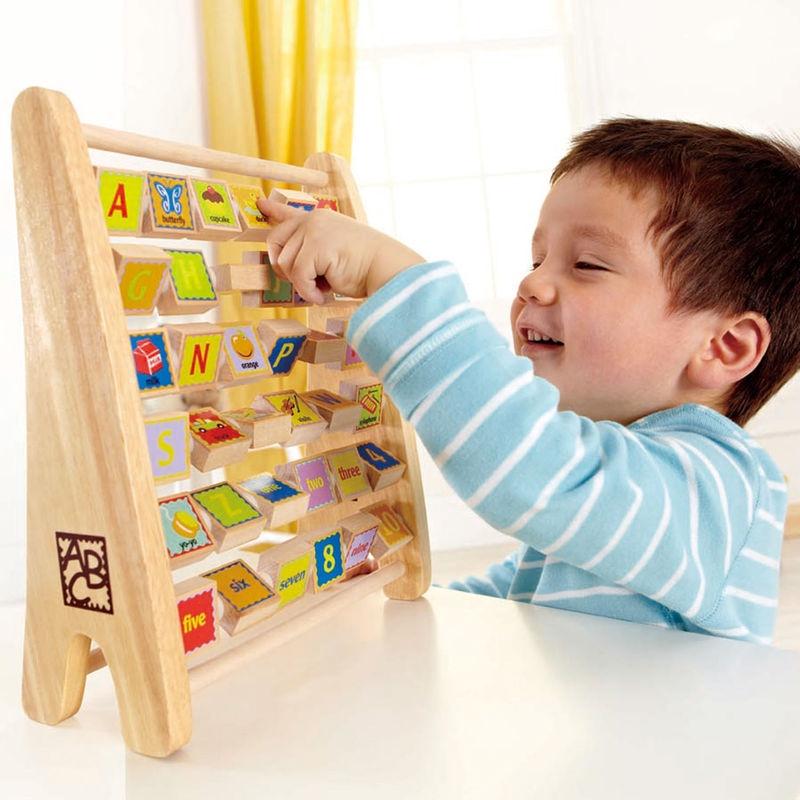 Bàn Tính ABC Bằng Gỗ Gape Alphabet Abacus E1002A