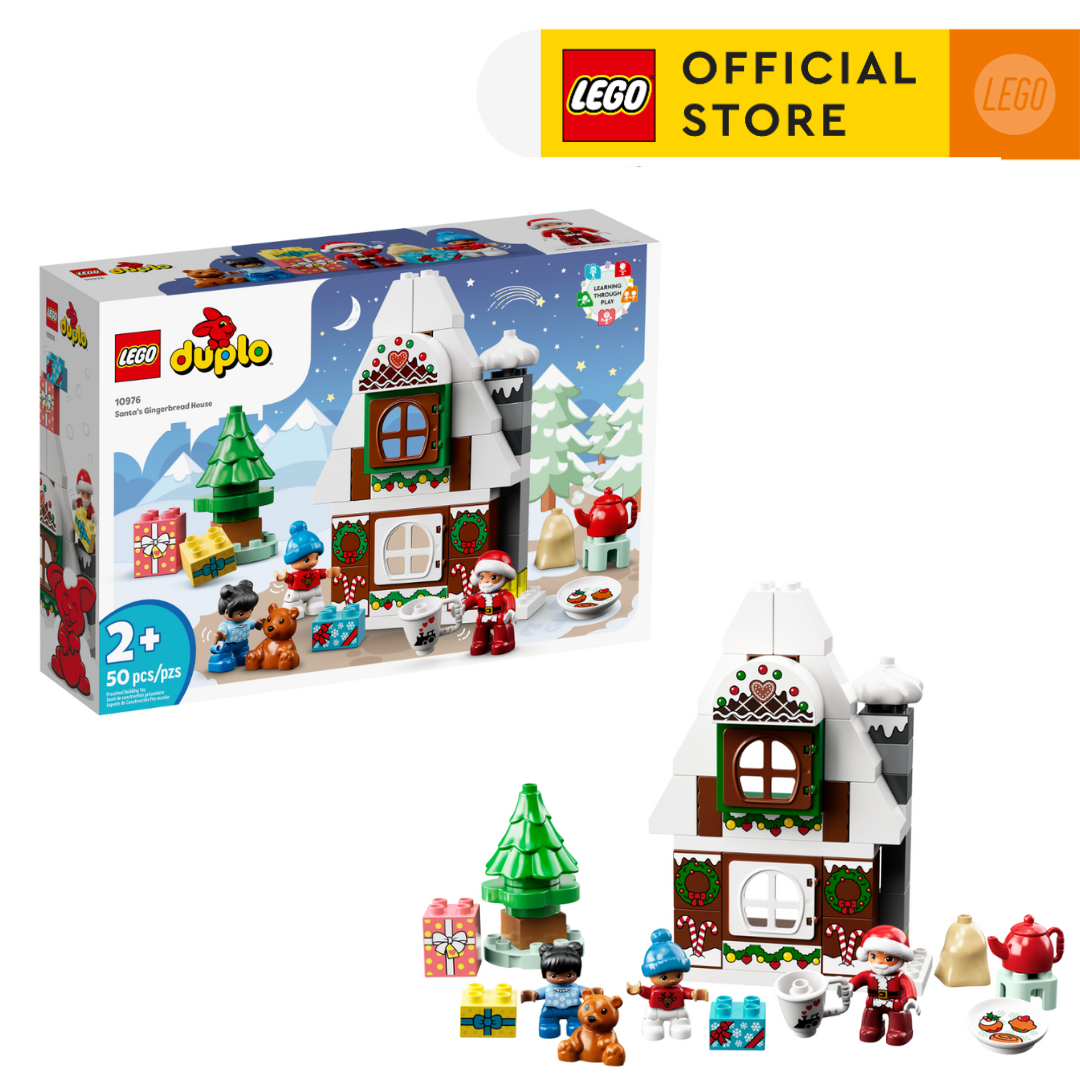 Đồ Chơi Lắp Ráp Cho Bé - LEGO DUPLO 10976 Ngôi nhà bánh gừng của ông già Noel