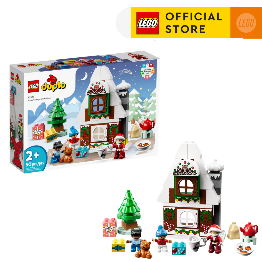 Đồ Chơi Lắp Ráp Cho Bé - LEGO DUPLO 10976 Ngôi nhà bánh gừng của ông già Noel (50 chi tiết)