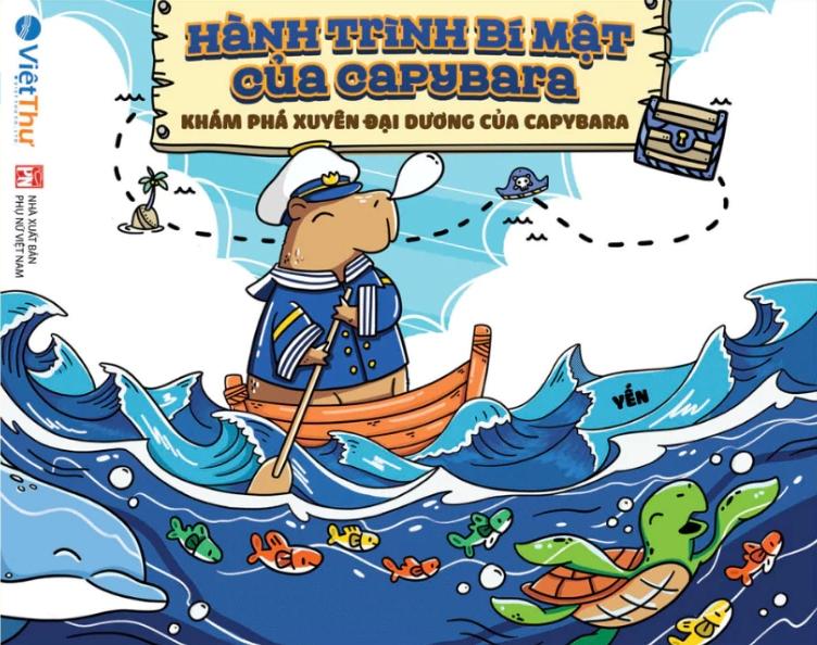 Sách - Hành Trình Bí Mật Của Capybara - Khám Phá Xuyên Đại Dương Của Capybara