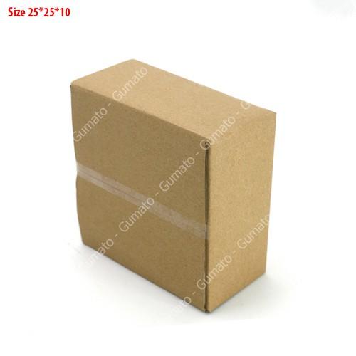 Hộp giấy, thùng carton size 25x25x10 hộp carton gói hàng Everest