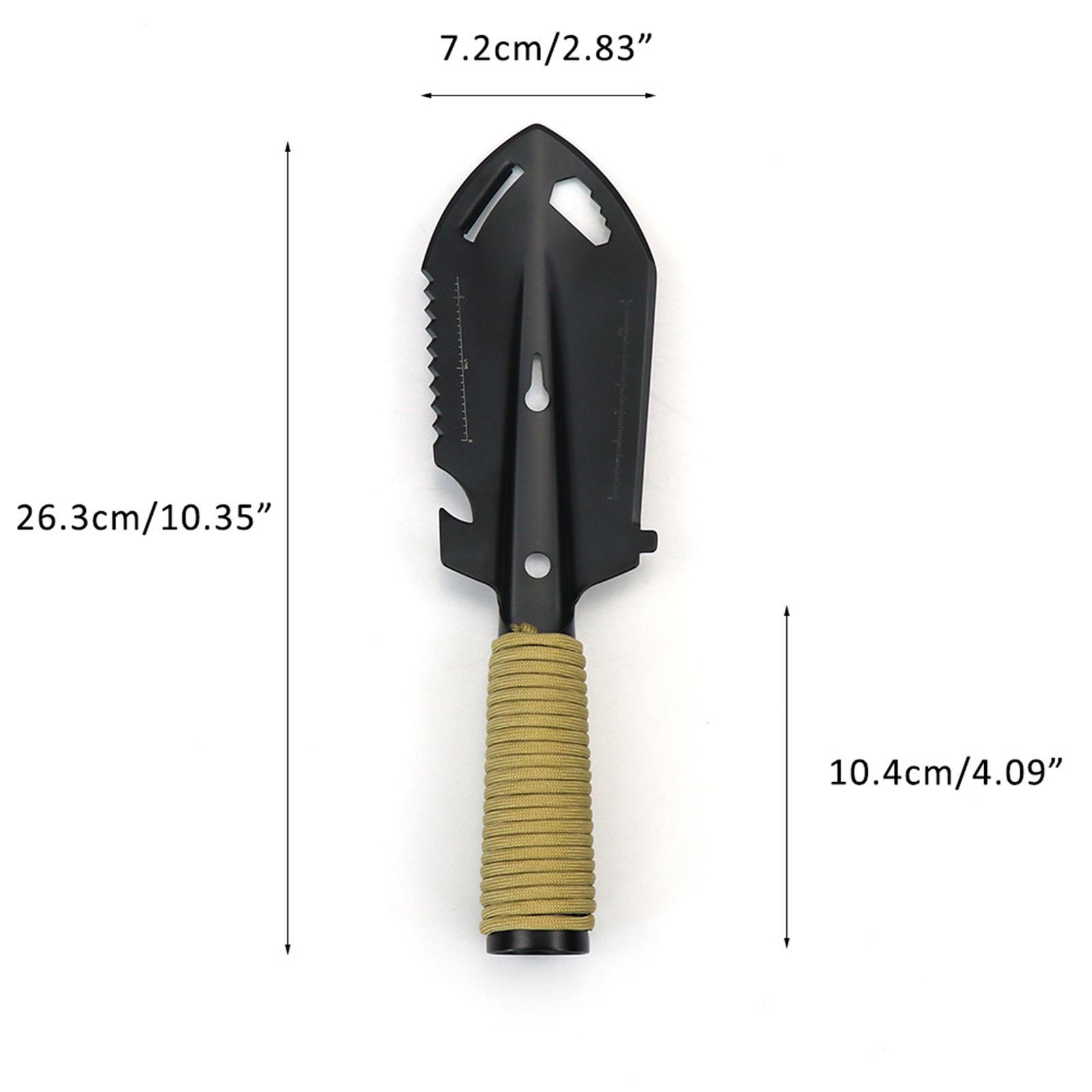 Pocket Camping Shovel Trowel Metal Garden Detecting Spade