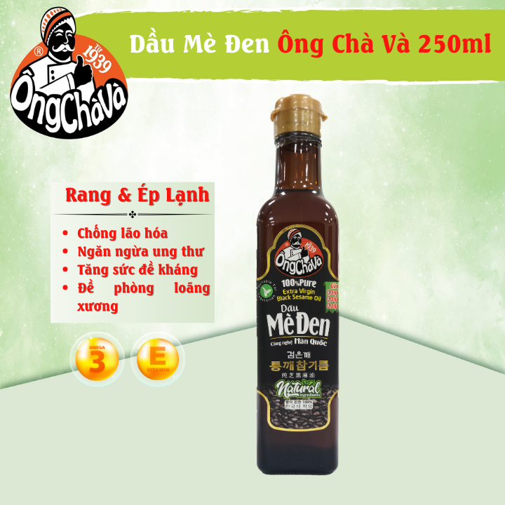 Dầu Mè Đen Ông Chà Và 250ml - Nhập Khẩu Hàn Quốc