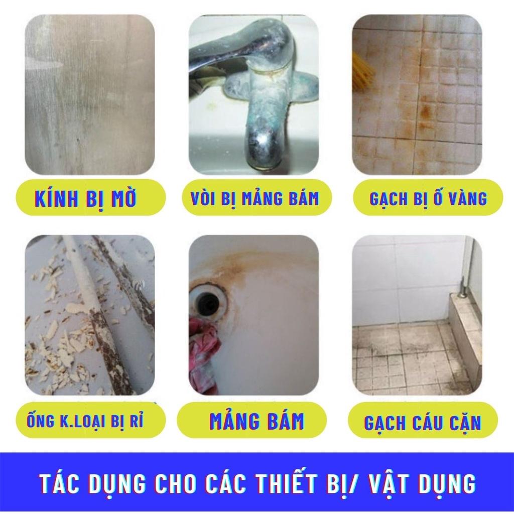 Nước Tẩy Xịt Rửa Cáu Cặn Mảng Bám Đa Năng Canxi Nhà Tắm Gạch Men Vòi Nước FanSen