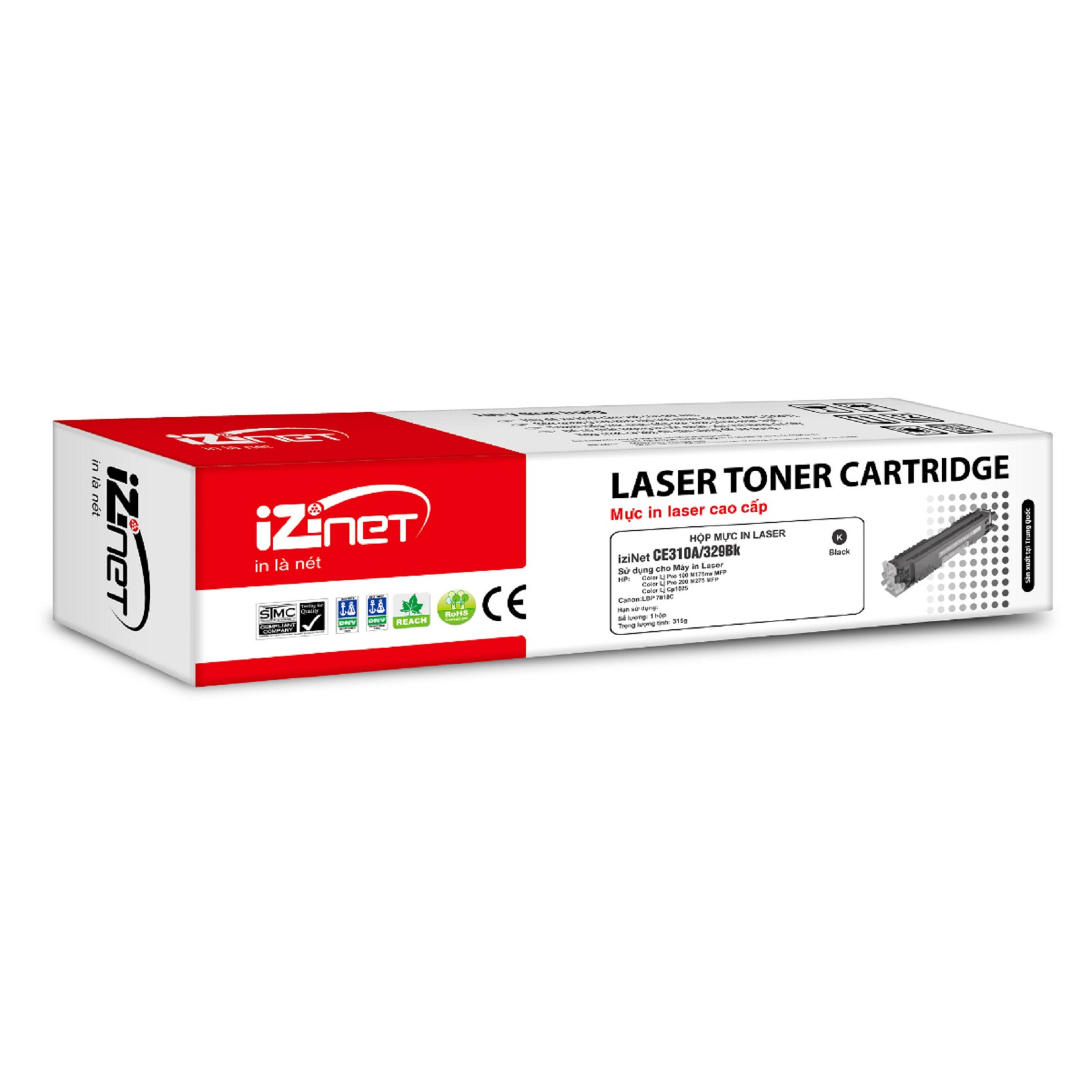 Mực in laser màu đen iziNet CE310A/329Bk