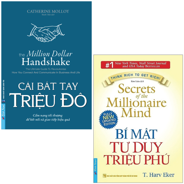 Combo Sách Bí Mật Tư Duy Triệu Phú + Cái Bắt Tay Triệu Đô -FN