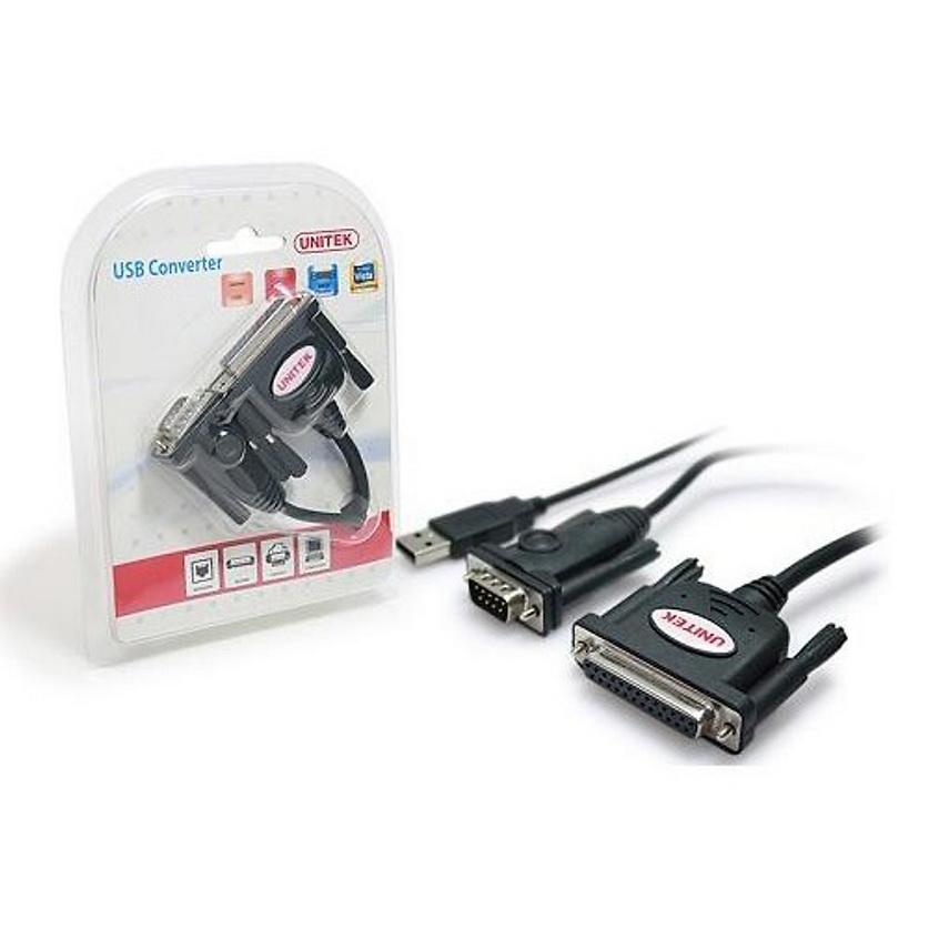 CÁP USB 2.0 -&gt; RS232/COM 9 UNITEK (Y-107) - HÀNG CHÍNH HÃNG