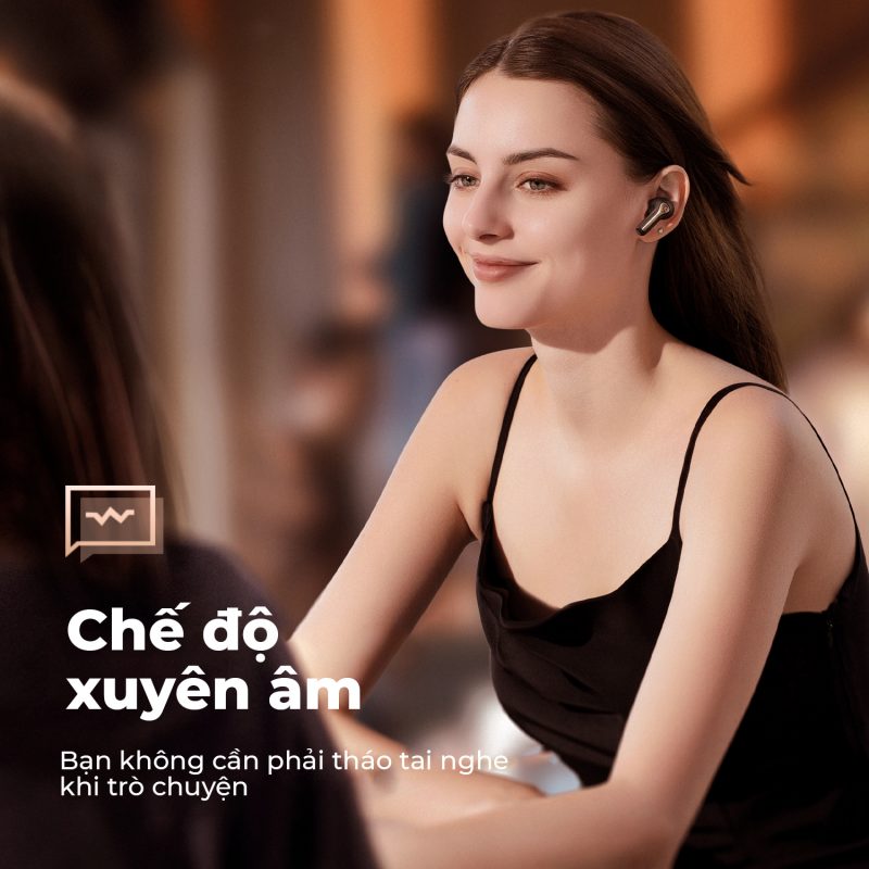 Tai nghe Bluetooth SoundPEATS Capsule 3 Pro khả năng chống ồn chủ động - Hàng Chính Hãng