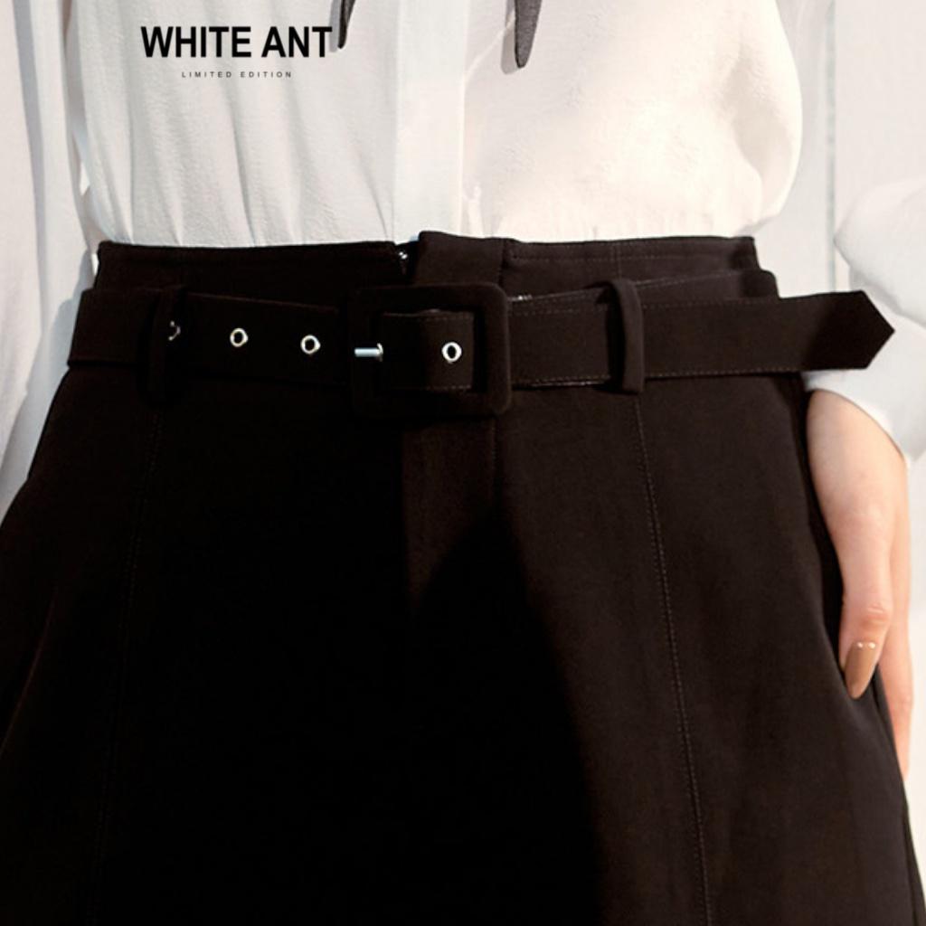 Quần Sooc Lửng Nữ WHITE ANT NANCY SHORT PANT Thiết Kế Với Điểm Nhấn Đai Eo Chất Liệu Vải Siêu Phẩm Hàn Quốc 251000019