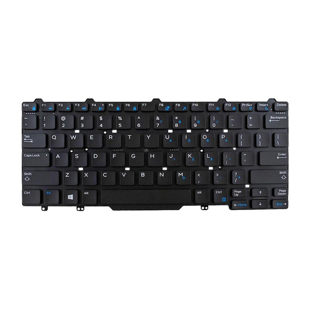 For Dell Latitude 3340 US English Keyboard+Mini Recharge Wireless Mouse Black