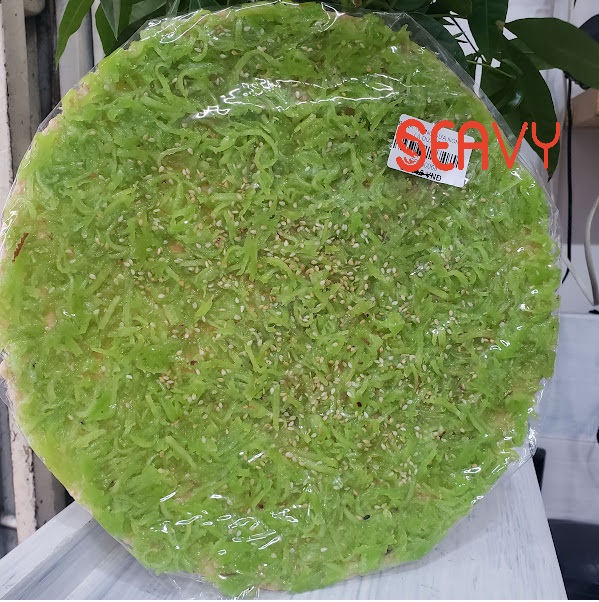 Đặc Sản Nha Trang- Bánh Tráng Dừa Non Vị Lá Dứa, Hút Chân Không, Seavy Gói 220gram