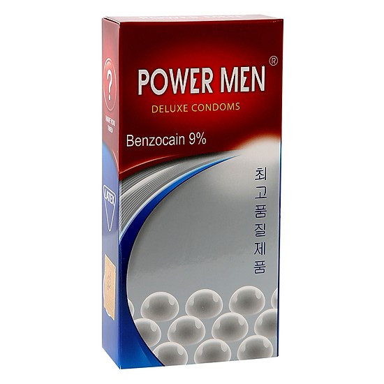 Bao cao su Power Men Ngọc trai gai hộp 12 bao