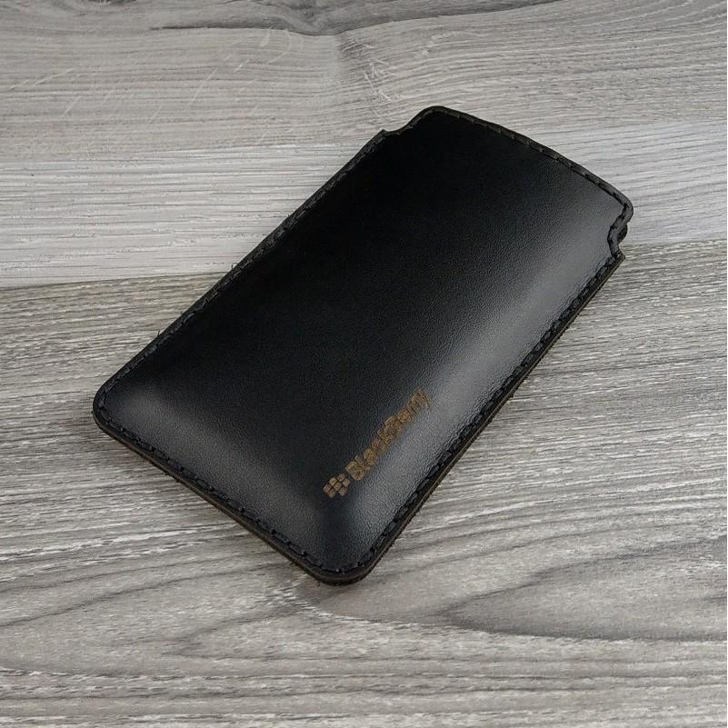 Bao Da Túi Rút cho Blackberry Priv da bò nappa màu đen