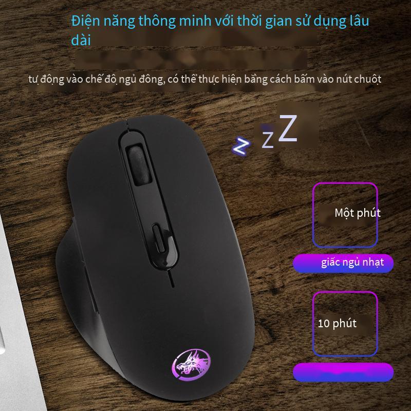 Ưu đãi đặc biệt chuột bluetooth hai chế độ công thái học yên tĩnh có thể sạc lại với hai máy tính chuột bluetooth không dây có đèn đầy màu sắc