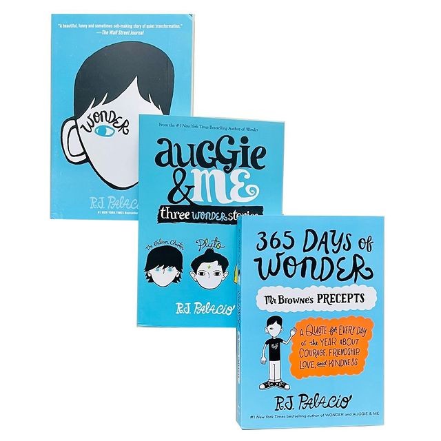 365 Days of Wonder Boxed Set: Wonder, Auggie &amp; Me | Bản Nhập Khẩu