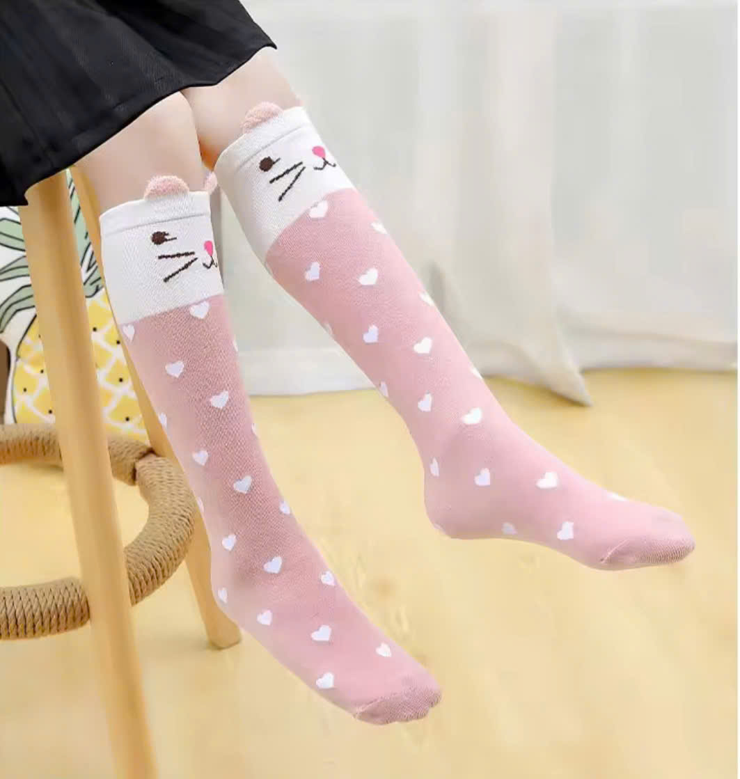 TẤT VỚ HOẠ TIẾT HOẠT HÌNH SIÊU XINH DỄ THƯƠNG TỪ 3-12 TUỔI DÀNH CHO BÉ GÁI